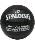 Баскетболна топка SPALDING - Downtown, размер 7, черна - 1t