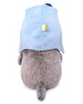 Плюшена играчка Budi Basa - Коте Басик бебе с шапка и елха от пайети, 20 cm - 4t