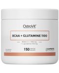 BCAA + Glutamine 1100, 150 капсули, OstroVit - 1t