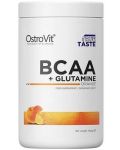 BCAA + Glutamine, портокал, 500 g, OstroVit - 1t