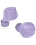 Безжични слушалки Belkin - SoundForm Bolt, TWS, лилави - 1t
