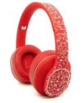 Безжични слушалки с микрофон Hama - HaHaHa FEEL, червени - 1t