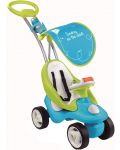 Детска количка Smoby - За прохождане и бутане, синя - 1t