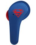 Детски слушалки OTL Technologies - Superman, TWS, сини/червени - 2t
