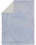Бебешко релефно одеяло Interbaby - Mickey, синьо, 80 x 110 cm - 1t