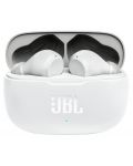 Безжични слушалки JBL - Wave 200TWS, бели - 6t