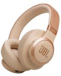 Безжични слушалки JBL - Live 770NC, ANC, Sand - 1t