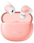 Безжични слушалки A4tech - B27 2Drumtek, TWS, розови - 1t