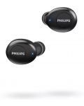 Безжични слушалки с микрофон Philips - TAT2205, TWS, черни - 4t