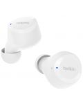Безжични слушалки Belkin - SoundForm Bolt, TWS, бели - 1t