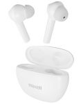 Безжични слушалки Maxell - Dynamic, TWS, бели - 1t