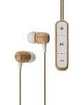 Безжични слушалки с микрофон Energy Sistem - Eco, Beech Wood - 1t