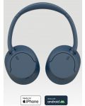Безжични слушалки Sony - WH-CH720, ANC, сини - 3t