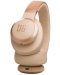 Безжични слушалки JBL - Live 770NC, ANC, Sand - 5t
