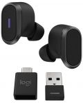 Безжични слушалки Logitech - Zone, TWS, ANC, черни - 2t