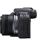 Безогледален фотоапарат Canon - EOS R10, 18-45mm STM, Black + Адаптер Canon EF-EOS R + Обектив Canon - RF 50mm, F/1.8 STM - 5t