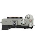 Безогледален фотоапарат Sony - Alpha 7C, 24.2MPx, Silver - 4t