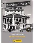 Berliner Platz Neu 3: Немски език - ниво В1 (книга за учителя) - 1t