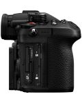 Безогледален фотоапарат Panasonic - Lumix GH6, 25MPx, Black - 3t