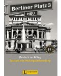 Berliner Platz Neu 3: Немски език - ниво В1 (тестове + CD) - 1t