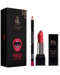 Bel London Комплект Red like love - Червило Argan, N07 + Молив за устни, N105 - 1t