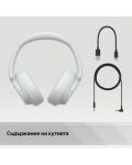 Безжични слушалки Sony - WH-CH720, ANC, бели - 11t