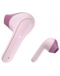 Безжични слушалки Hama - Freedom Light, TWS, розови - 4t