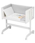 Бебешка мини кошара Interbaby - Животни, със спален комплект - 1t