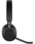 Безжични слушалки с микрофон Jabra - Evolve  2 65 UC USB-C, черни - 3t