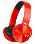Безжични слушалки с микрофон Trevi - DJ 12E50 BT, червени - 1t