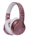 Безжични слушалки PowerLocus - P6 PL Collection, розови - 1t