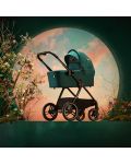 Бебешка количка 2 в 1 KinderKraft - Nea, тъмнозелена - 10t