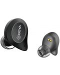 Безжични слушалки Boya - BY-AP1-B, TWS, черни - 5t