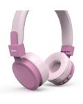 Безжични слушалки с микрофон Hama - Freedom Lit II, розови - 7t