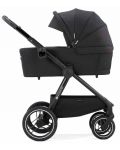 Комбинирана бебешка количка 2 в 1 KinderKraft - Nea, Midnight Black - 2t