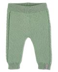 Бебешки плетени панталонки Sterntaler - С рипсен подгъв, 80 cm, 9-12 месеца - 1t