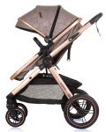 Бебешка количка с трансформираща се седалка Chipolino - Аспен, Пясък - 6t