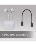 Безжични слушалки Sony - LinkBuds S, TWS, ANC, бели - 11t
