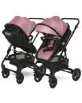 Бебешка количка Lorelli - Alba Premium, с адаптори, Pink - 8t