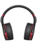 Безжични слушалки Sennheiser - HD 458BT, ANC, черни/червени - 3t