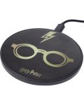 Безжично зарядно Warner Bros - Harry Potter, 10W, черно - 2t