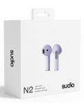 Безжични слушалки Sudio - N2, TWS, лилави - 6t