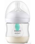 Бебешко шише Philips Avent - Natural Response 3.0, AirFree, с биберон 0m+, 125 ml - 3t