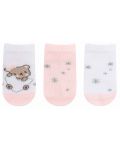Бебешки летни чорапи KikkaBoo - Dream Big, 2-3 години, 3 броя, Pink - 3t