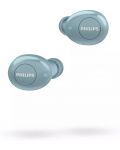 Безжични слушалки с микрофон Philips - TAT2205, TWS, сини - 4t