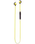 Безжични спортни слушалки с микрофон Tellur - Speed, жълти - 1t