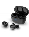 Безжични слушалки с микрофон Philips - TAT3215, TWS, черни - 2t