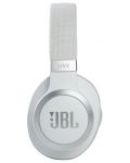 Безжични слушалки с микрофон JBL - Live 660NC, бели - 4t