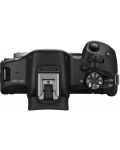 Безогледален фотоапарат Canon - EOS R50, 24.2MPx, черен + Обектив Canon - RF 50mm, F/1.8 STM - 3t