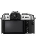 Безогледален фотоапарат  Fujifilm - X-T50, 40.2MPx, Silver - 2t